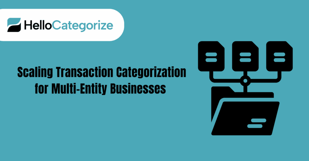 Scaling Transaction Categorization for Multi-Entity Businesses